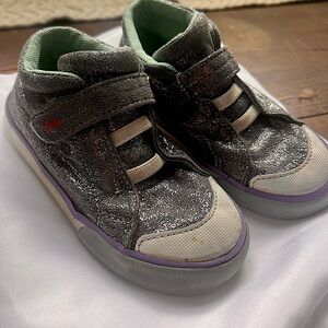 See Kai Run silver high tops girls